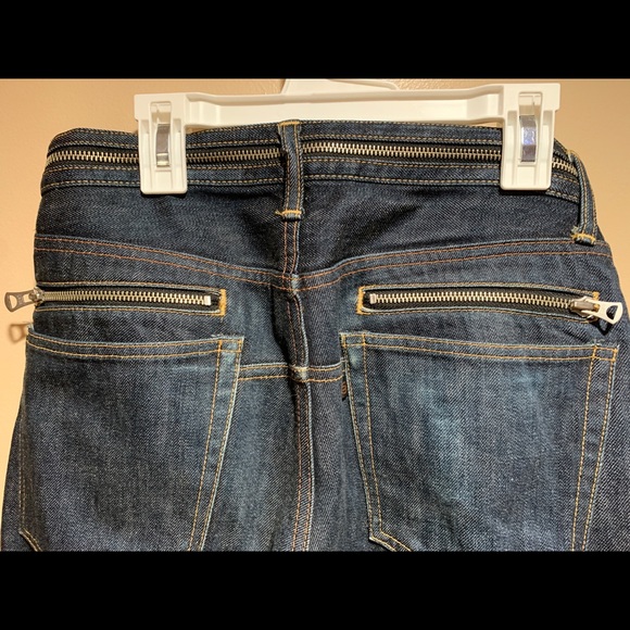 Undercover 07SS Processed Denim Zipper Jeans - Picture 6 of 9